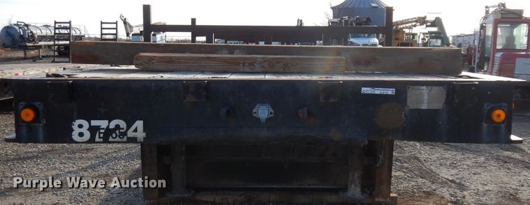 image for item GJ9158 1987 Transcraft 0DDTX42-21-45 drop deck equipment trailer