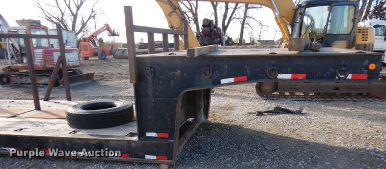 image for item GJ9158 1987 Transcraft 0DDTX42-21-45 drop deck equipment trailer