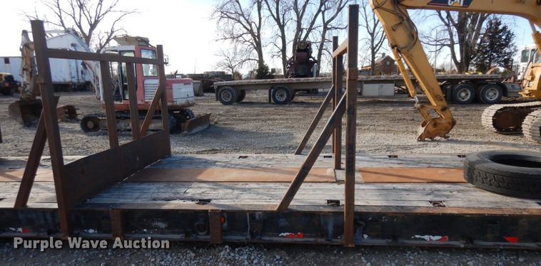 image for item GJ9158 1987 Transcraft 0DDTX42-21-45 drop deck equipment trailer