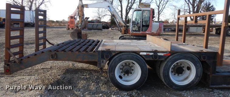 image for item GJ9158 1987 Transcraft 0DDTX42-21-45 drop deck equipment trailer