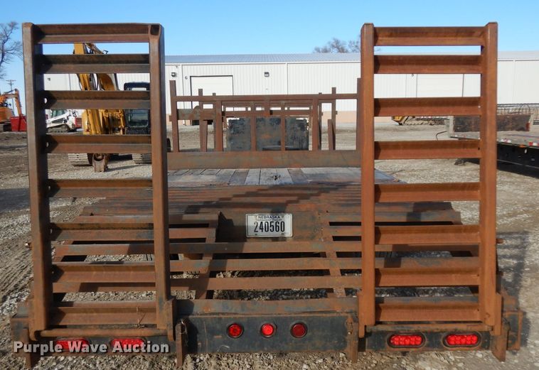 image for item GJ9158 1987 Transcraft 0DDTX42-21-45 drop deck equipment trailer