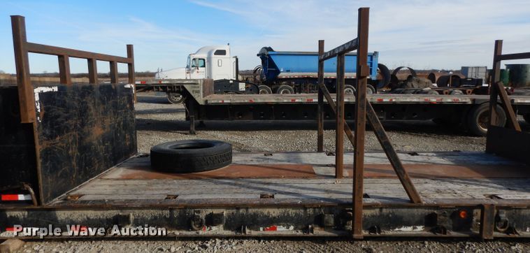 image for item GJ9158 1987 Transcraft 0DDTX42-21-45 drop deck equipment trailer