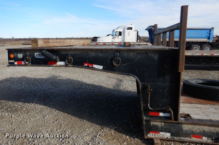 image for item GJ9158 1987 Transcraft 0DDTX42-21-45 drop deck equipment trailer