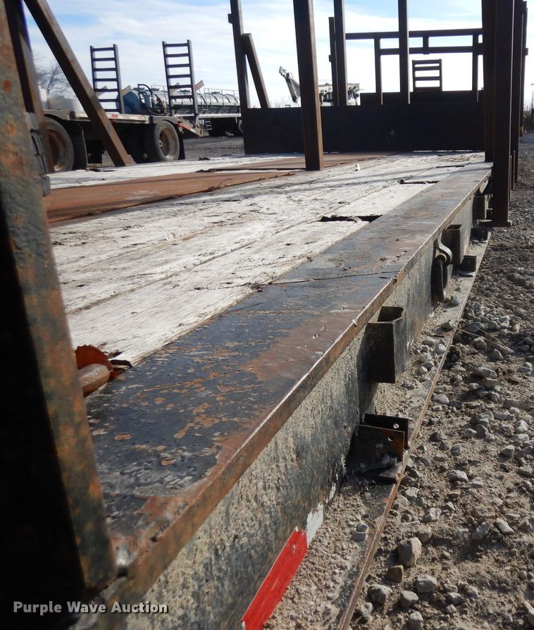 image for item GJ9158 1987 Transcraft 0DDTX42-21-45 drop deck equipment trailer