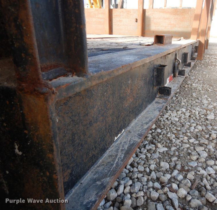 image for item GJ9158 1987 Transcraft 0DDTX42-21-45 drop deck equipment trailer