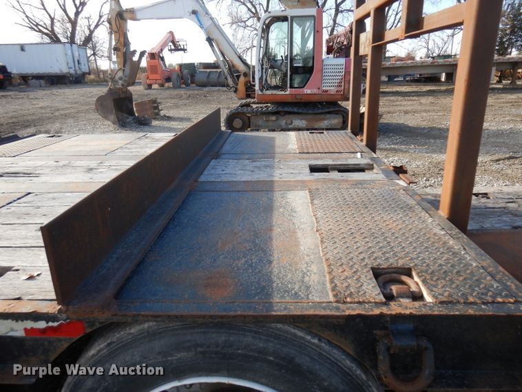image for item GJ9158 1987 Transcraft 0DDTX42-21-45 drop deck equipment trailer