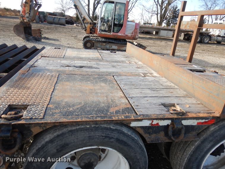 image for item GJ9158 1987 Transcraft 0DDTX42-21-45 drop deck equipment trailer