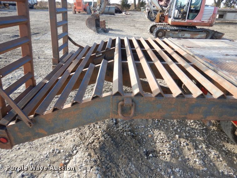 image for item GJ9158 1987 Transcraft 0DDTX42-21-45 drop deck equipment trailer