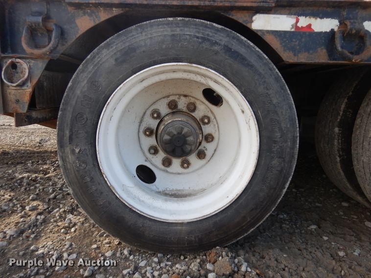 image for item GJ9158 1987 Transcraft 0DDTX42-21-45 drop deck equipment trailer