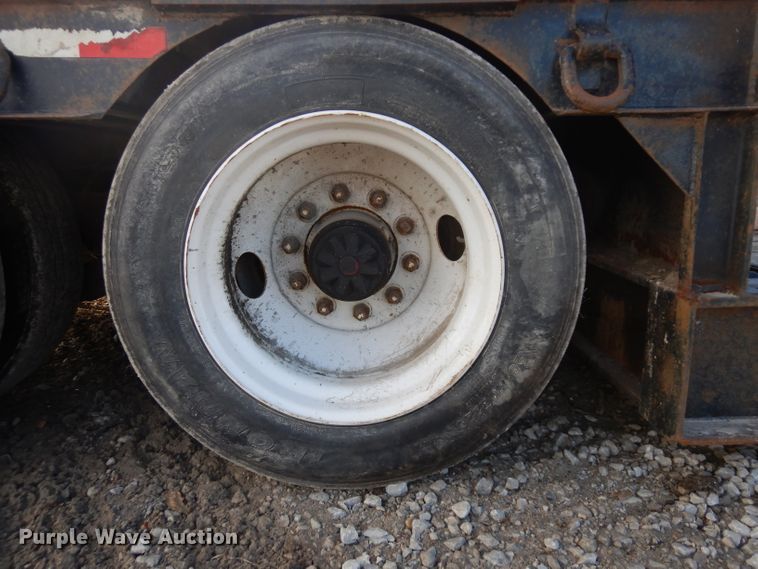 image for item GJ9158 1987 Transcraft 0DDTX42-21-45 drop deck equipment trailer