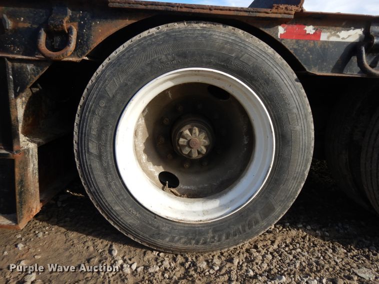 image for item GJ9158 1987 Transcraft 0DDTX42-21-45 drop deck equipment trailer