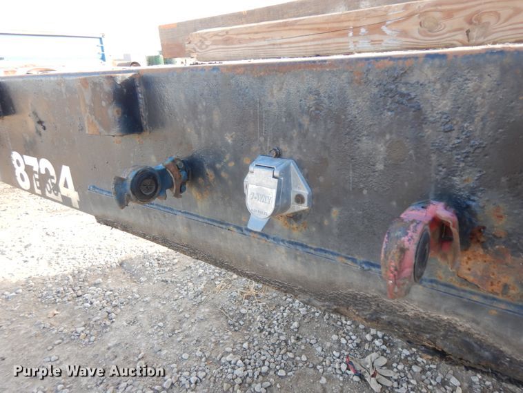 image for item GJ9158 1987 Transcraft 0DDTX42-21-45 drop deck equipment trailer