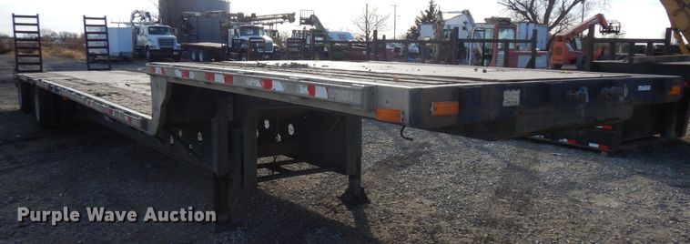image for item GJ9159 1999 Transcraft drop deck equipment trailer