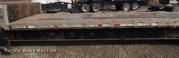 image for item GJ9159 1999 Transcraft drop deck equipment trailer