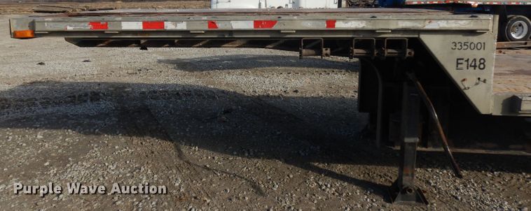 image for item GJ9159 1999 Transcraft drop deck equipment trailer