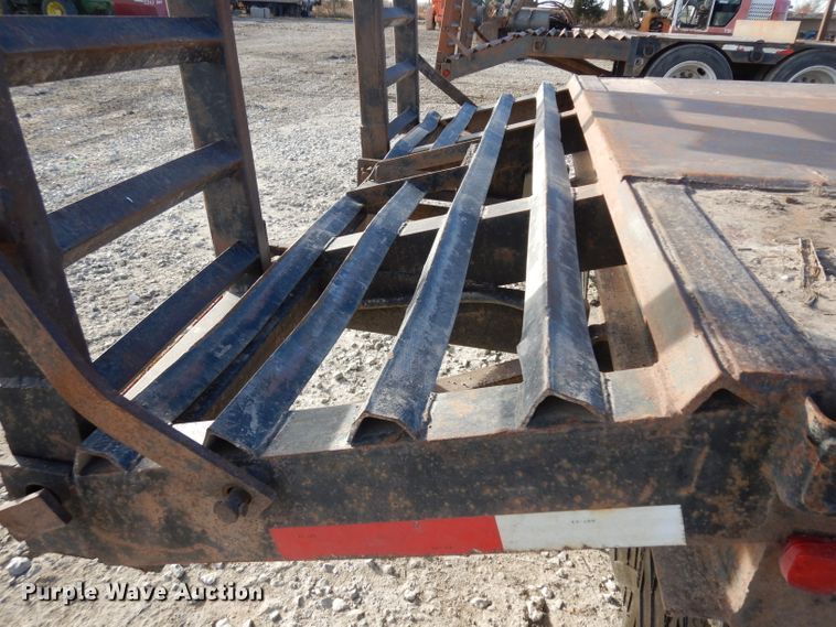 image for item GJ9159 1999 Transcraft drop deck equipment trailer