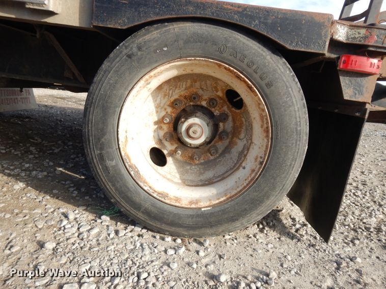 image for item GJ9159 1999 Transcraft drop deck equipment trailer