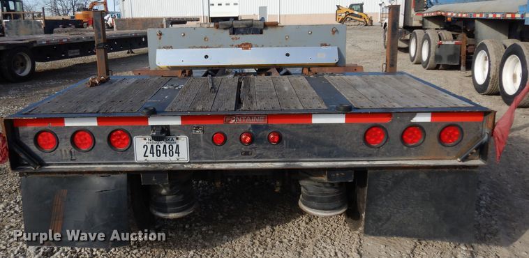 image for item GJ9160 1998 Fontaine TA50H low boy equipment trailer