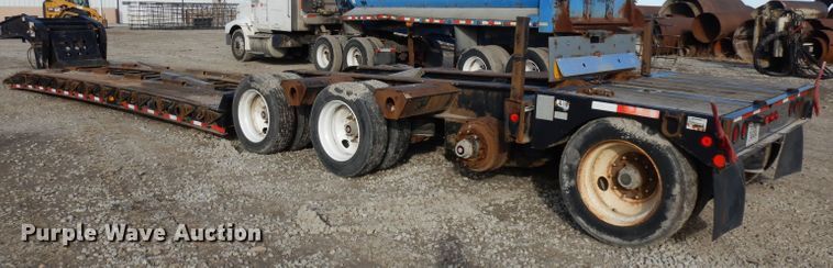 image for item GJ9160 1998 Fontaine TA50H low boy equipment trailer