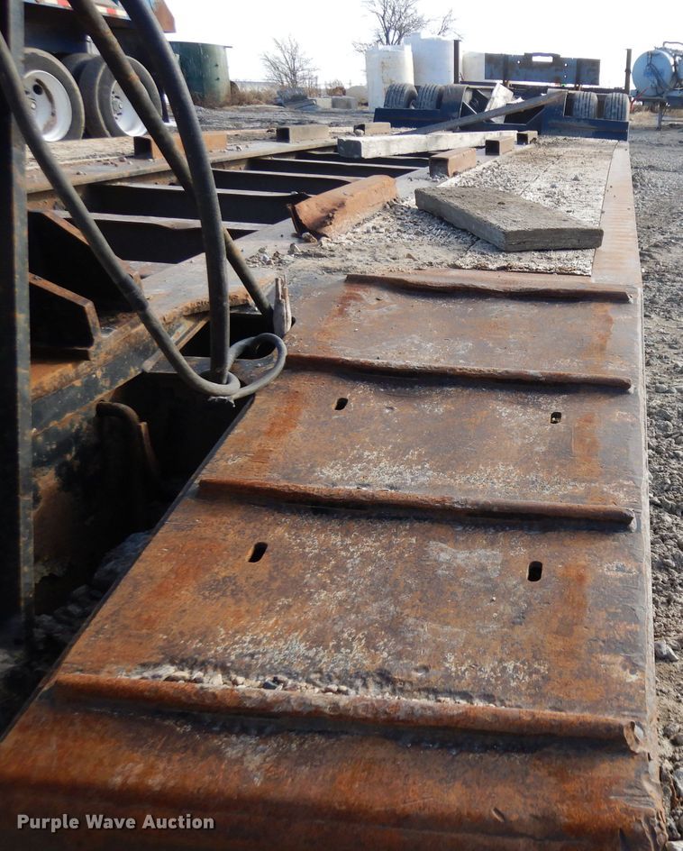 image for item GJ9160 1998 Fontaine TA50H low boy equipment trailer