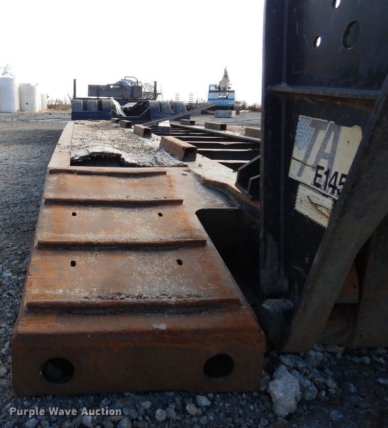 image for item GJ9160 1998 Fontaine TA50H low boy equipment trailer