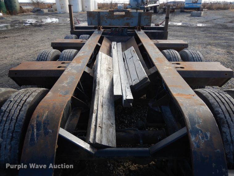 image for item GJ9160 1998 Fontaine TA50H low boy equipment trailer