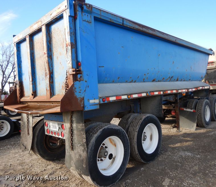 image for item GJ9161 2000 Trailer Works end dump trailer