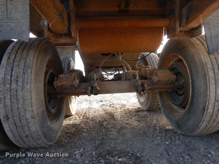 image for item GJ9161 2000 Trailer Works end dump trailer