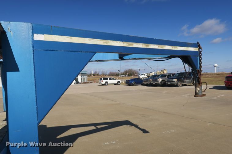 image for item DB10101 1999 shop built flatbed trailer