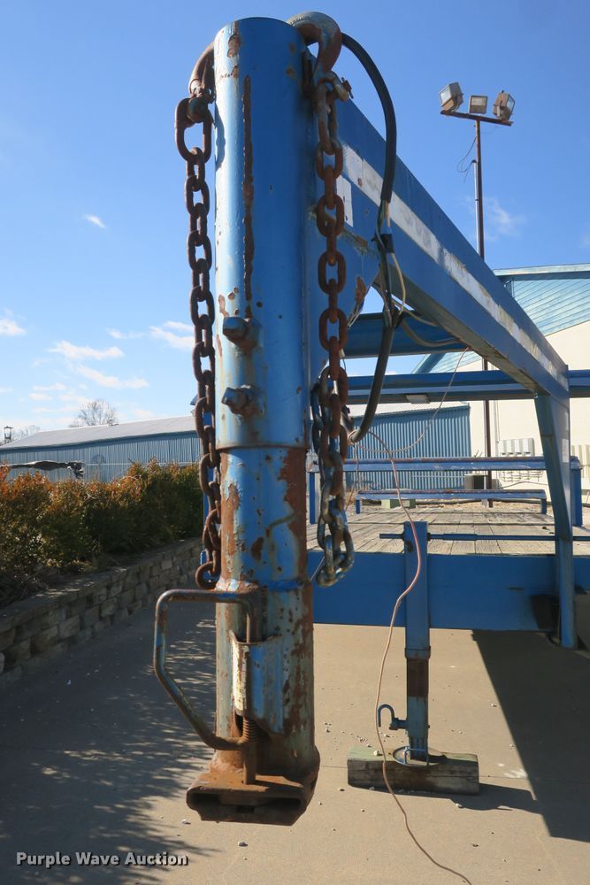 image for item DB10101 1999 shop built flatbed trailer