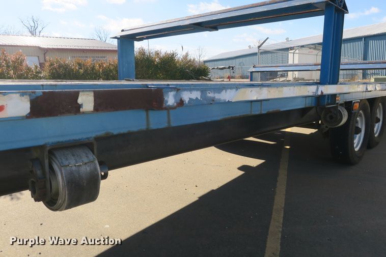 image for item DB10101 1999 shop built flatbed trailer