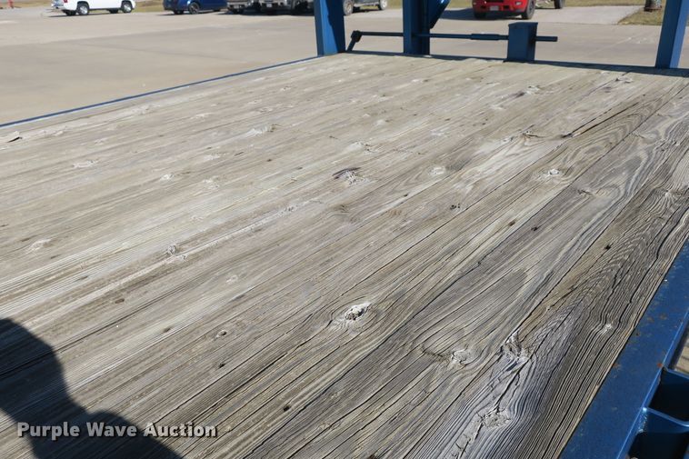 image for item DB10101 1999 shop built flatbed trailer