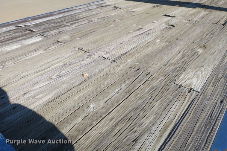 image for item DB10101 1999 shop built flatbed trailer