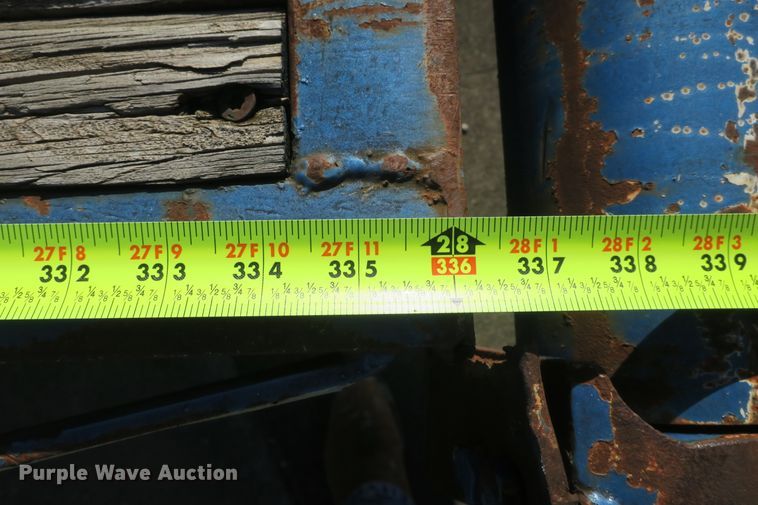 image for item DB10101 1999 shop built flatbed trailer