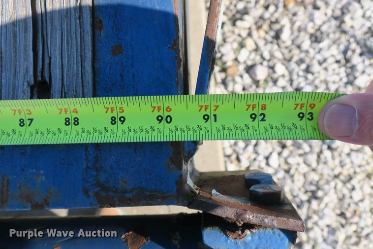 image for item DB10101 1999 shop built flatbed trailer