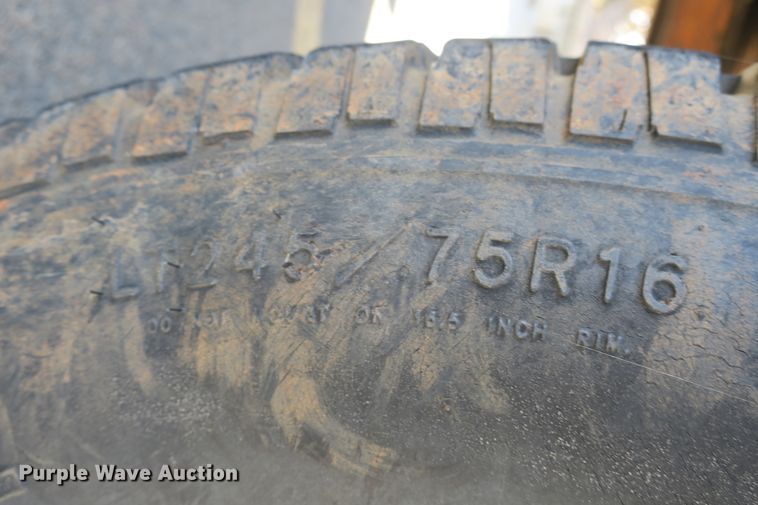 image for item DB10101 1999 shop built flatbed trailer