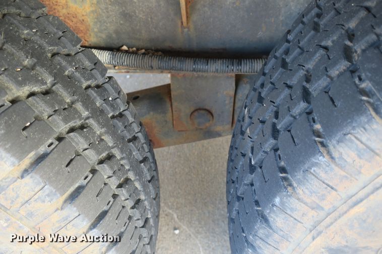 image for item DB10101 1999 shop built flatbed trailer