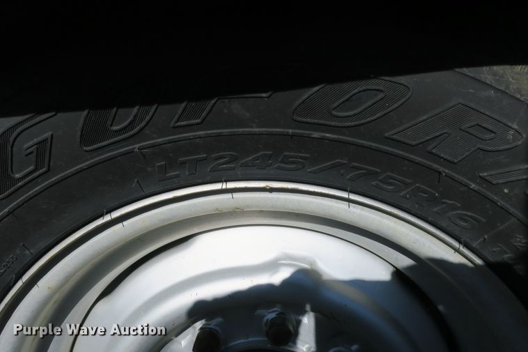 image for item DB10101 1999 shop built flatbed trailer