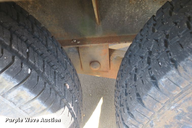 image for item DB10101 1999 shop built flatbed trailer