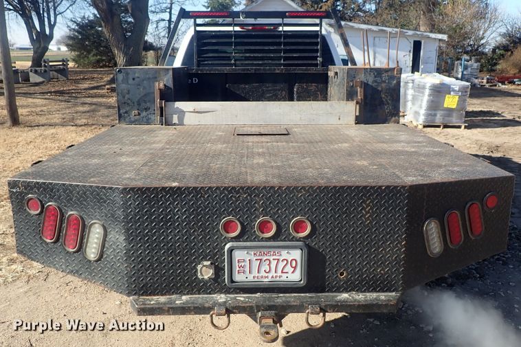 image for item DC3420 2008 Chevrolet Silverado 3500HD Ext. Cab flatbed pickup truck