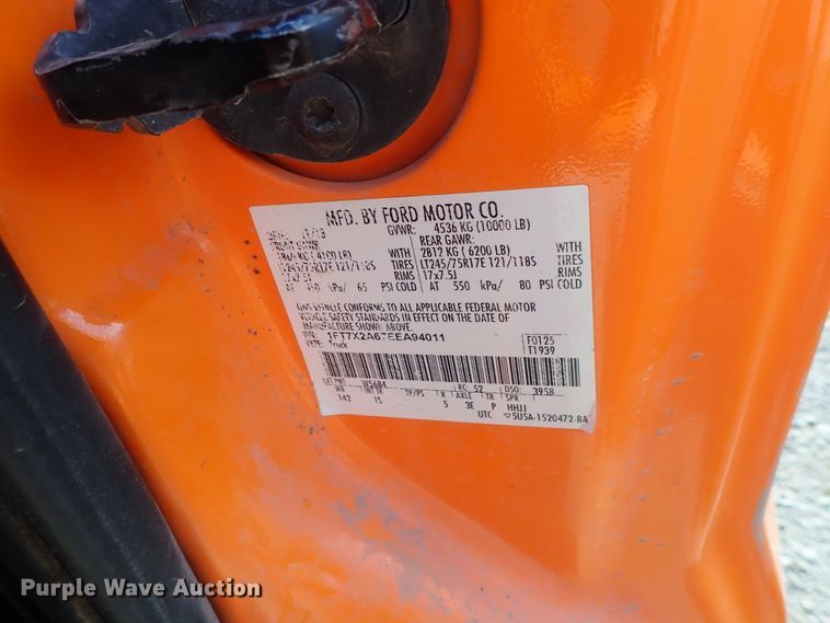 image for item DC3431 2014 Ford F250 Super Duty SuperCab pickup truck