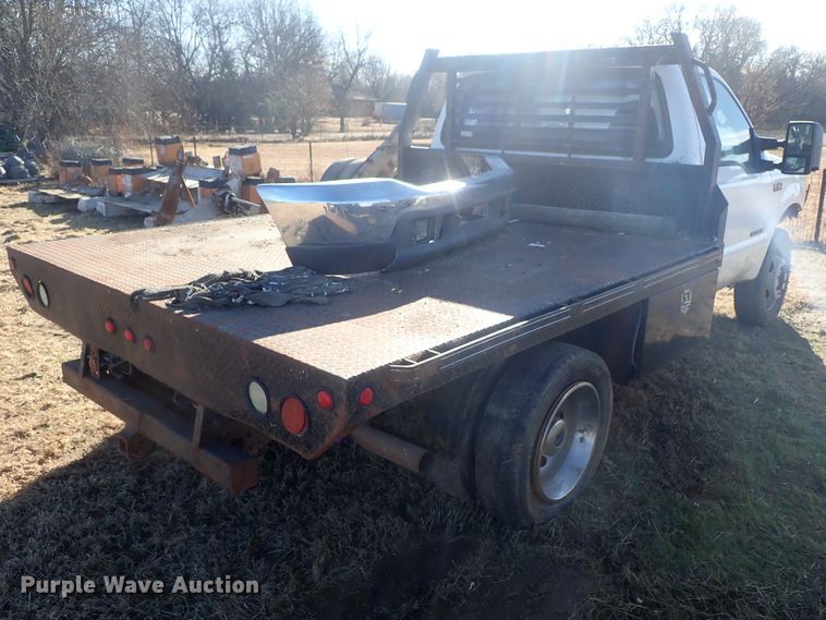 image for item DC3437 1999 Ford F450 Super Duty flatbed truck