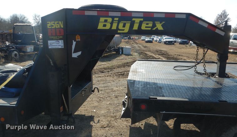 image for item DE4080 2018 Big Tex 25GNHD35+5 equipment trailer