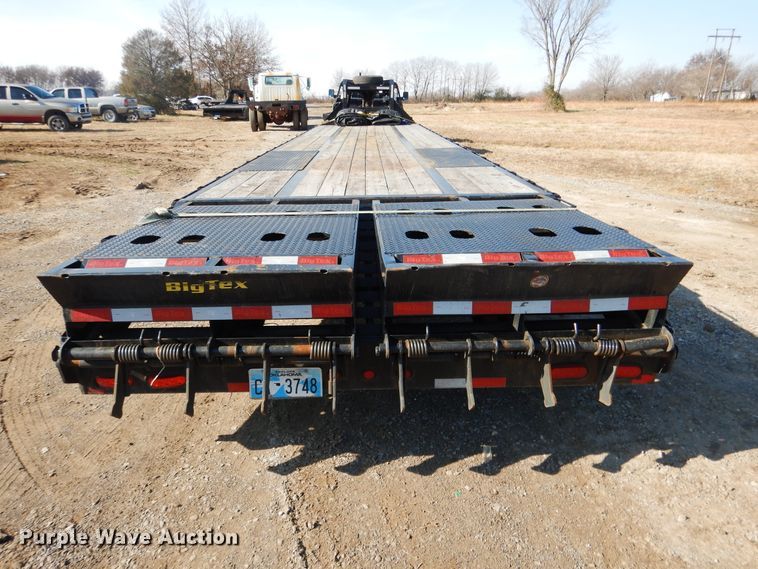 image for item DE4080 2018 Big Tex 25GNHD35+5 equipment trailer