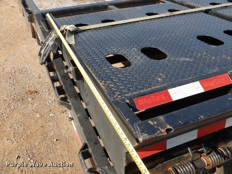 image for item DE4080 2018 Big Tex 25GNHD35+5 equipment trailer