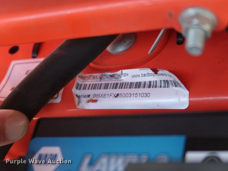 image for item DH0760 Bad Boy Outlaw XP ZTR lawn mower