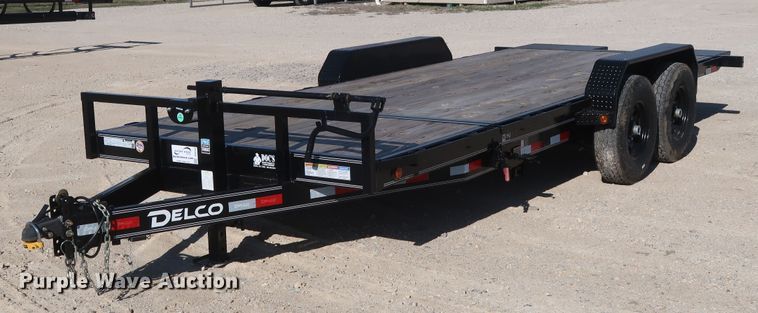 image for item DH0764 2019 Delco BT83X2027K tilt deck equipment trailer