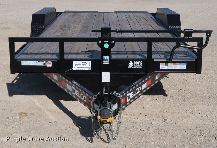 image for item DH0764 2019 Delco BT83X2027K tilt deck equipment trailer