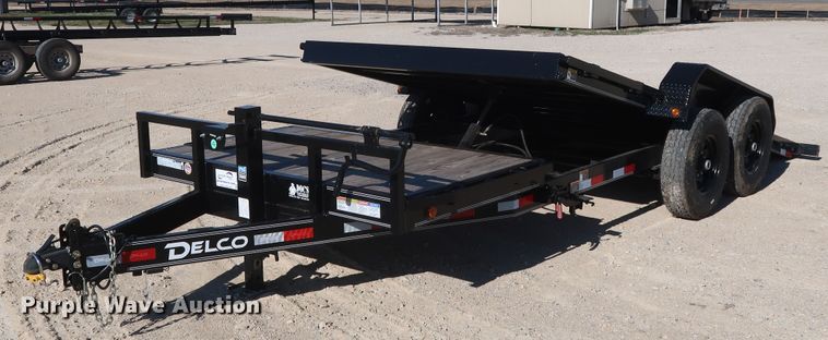 image for item DH0764 2019 Delco BT83X2027K tilt deck equipment trailer