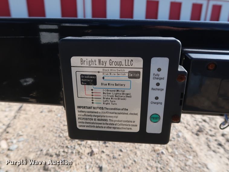 image for item DH0764 2019 Delco BT83X2027K tilt deck equipment trailer